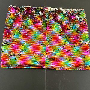 Wild Fable Multicolor Sequin Crop Top